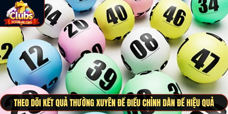 Theo dõi kết quả thường xuyên để điều chỉnh dàn đề hiệu quả