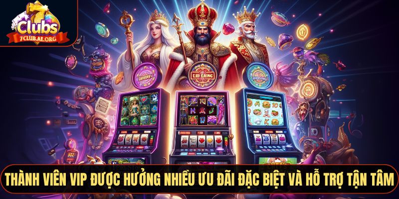 Thành viên VIP được hưởng nhiều ưu đãi đặc biệt và hỗ trợ tận tâm