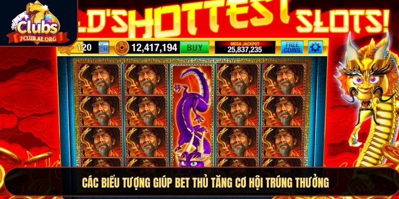 Các biểu tượng giúp bet thủ tăng cơ hội trúng thưởng